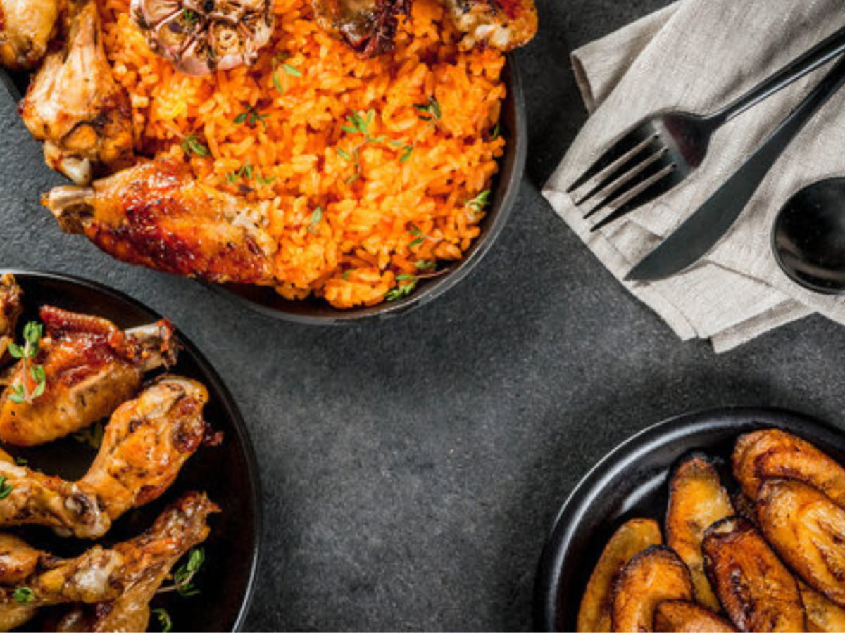 Restaurant food